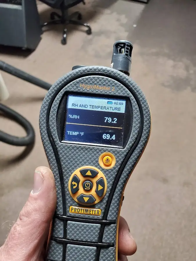 Moisture meter humidity assessment for Mold Remediation & Removal in Harrisonburg